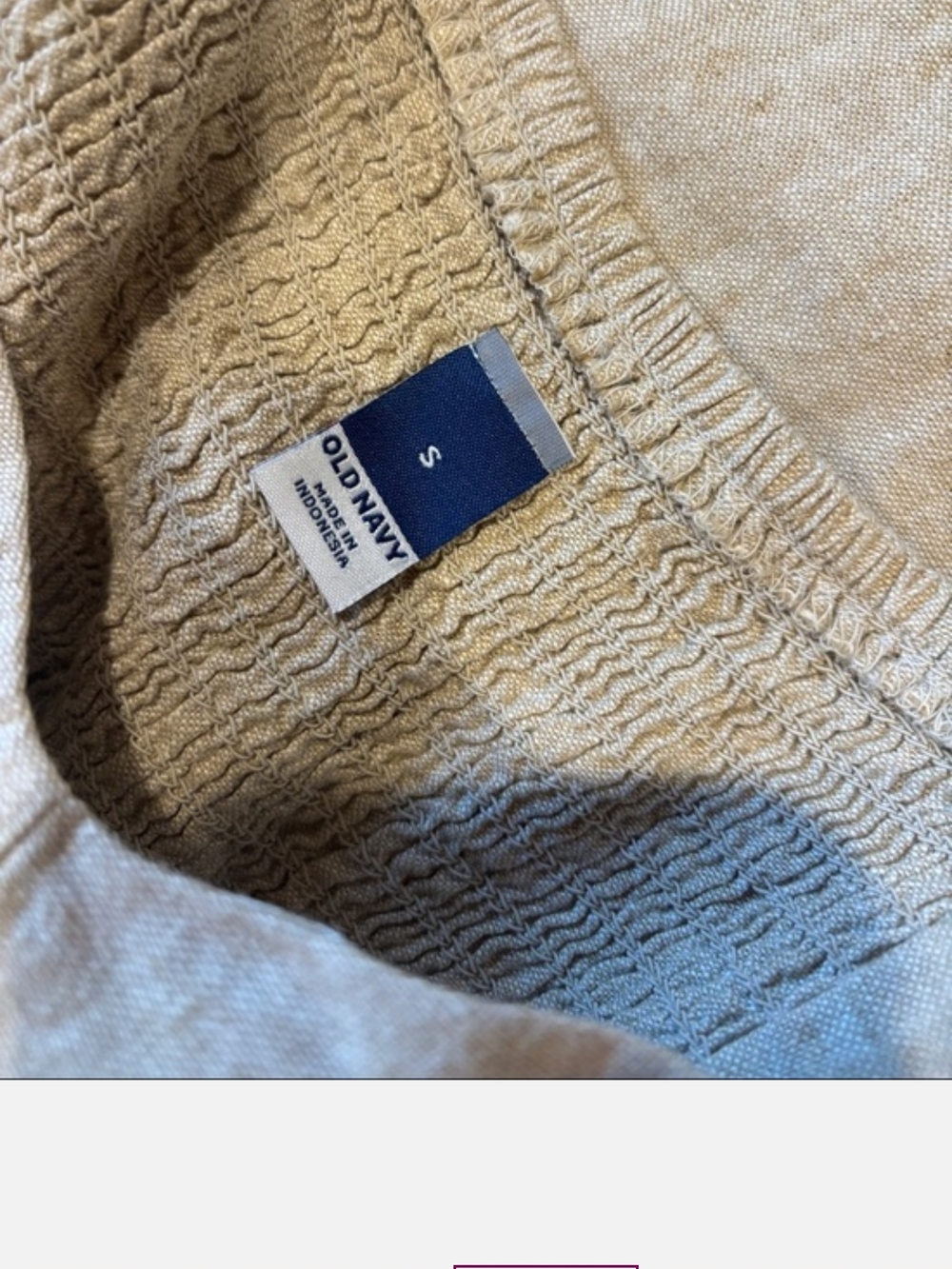Old Navy Linen Midi Dress With Pockets - Picture 2 of 3